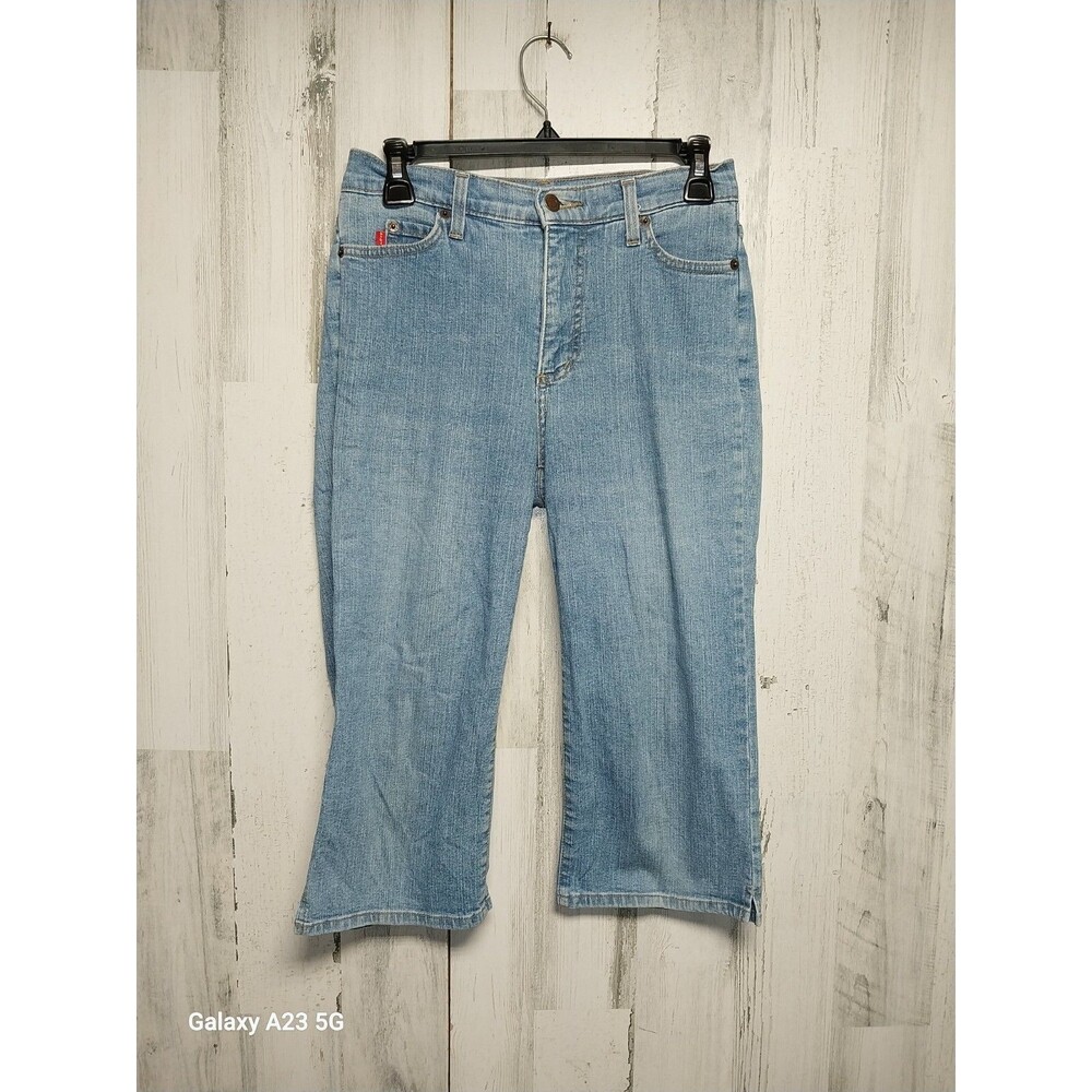 Not Your Daughter's Jeans NYDJ Womens 2 P Stretch Cotton Denim Straight Crop